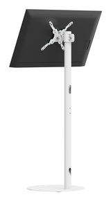 M Pro Series - Single Pole  Floorbase 2 White