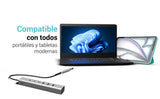 I-Tec Usb-C Usb-A Metal Hub 6 Port 3x Usb-C 3.2 Gen1 3x Usb-A 3.2 Gen1 1x Glan Power Delivery 85w