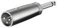 EAN 4040849274527 - Goobay 27452 cambiador de género para cable XLR 6.35 mm Plata imagen 1