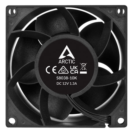 EAN 4895213704298 - ARCTIC S8038-10K Procesador Ventilador 8 cm Negro 1 pieza(s) imagen 4