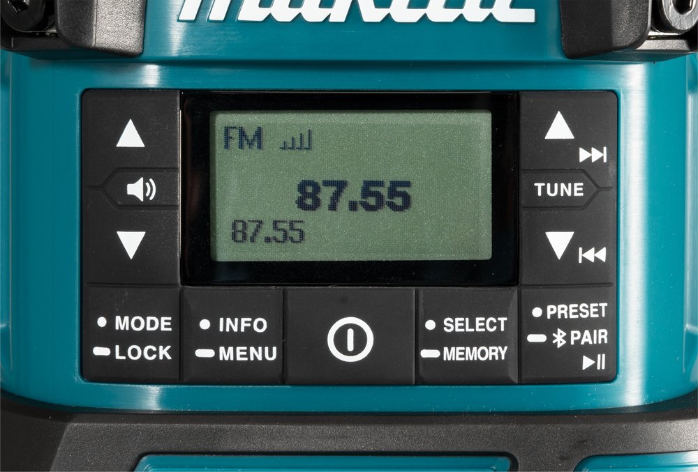 EAN 0088381763509 - Makita DMR056 radio Portátil Analógico y digital Negro, Azul imagen 3