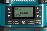 EAN 0088381763509 - Makita DMR056 radio Portátil Analógico y digital Negro, Azul imagen 3