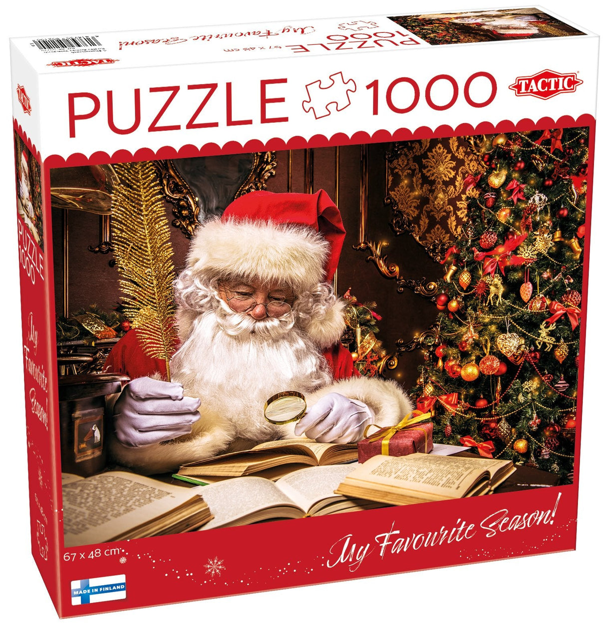 Puzzle 1000 Elementów Swiety Mikolaj W Swoim Domu