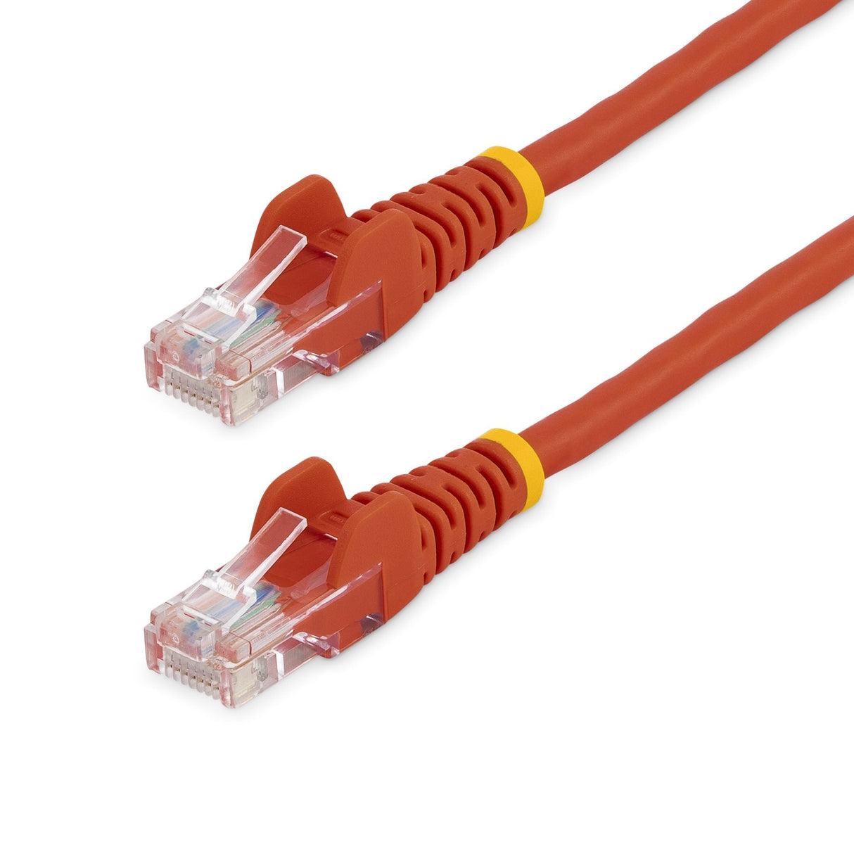 Cable De Red 0.5m Rojo Cat5e   Cabl Ethernet Sin Enganche
