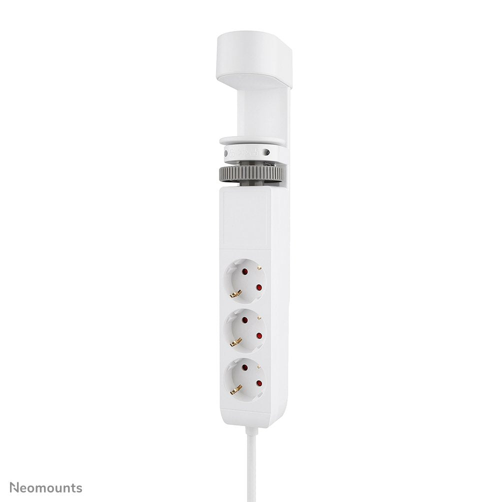 Neomounts Ds22-840wh6 Regleta De Sobremesa Con Abrazadera Y Puertos Usb-C Y Usb-A - Carga Rápida