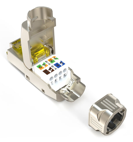 EAN 4016032499381 - Digitus DN-93838 conector RJ-45 Plata, Amarillo imagen 7