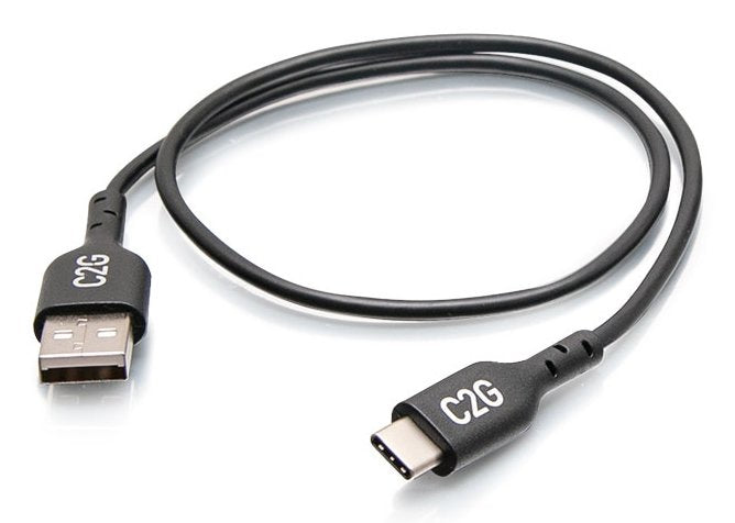 Cable C2g C2g28884 Usb Usb 2.0 0,46 M Usb C Usb A Negro