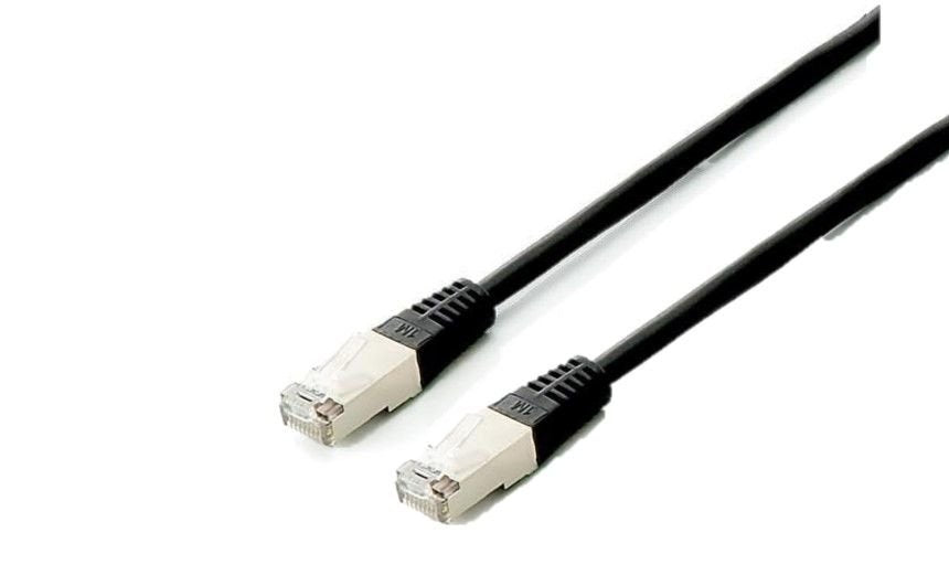 EAN 4015867163252 - Equip 605690 cable de red Negro 1 m Cat6a S/FTP (S-STP) imagen 1