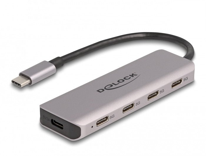 Delock 64238 Usb 5 Gbps Hub Usb Type-C De 4 Puertos Usb Type-C