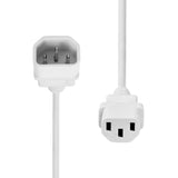 EAN 5714590027440 - ProXtend PC-C13C14-0005W cable de transmisión Blanco 0,5 m C13 acoplador C14 acoplador imagen 2