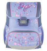 Herlitz Loop Plus Butterfly Paradise Juego De Mochila Escolar Chica Poliéster Lila, Rosa