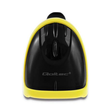 EAN 5901878508672 - Qoltec 50867 lector de código de barras Lector de códigos de barras portátil 1D/2D Laser Negro, Amarillo imagen 4