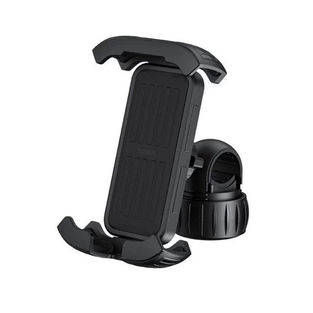 Baseus Phone Holder Quickgo Series For Bike, Scooter, Moped (5.7 - 7.2 Inch), Black (C40561500113-00)