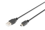 Digitus Cable De Conexión Usb 2.0, Tipo A A Mini B 3 Metros