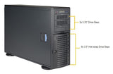 Barebone Server 4 U Tower Dual 3647 8 Hot-Swap 3.5" 1200w Redundant Platino Superworkstation 7049a-T