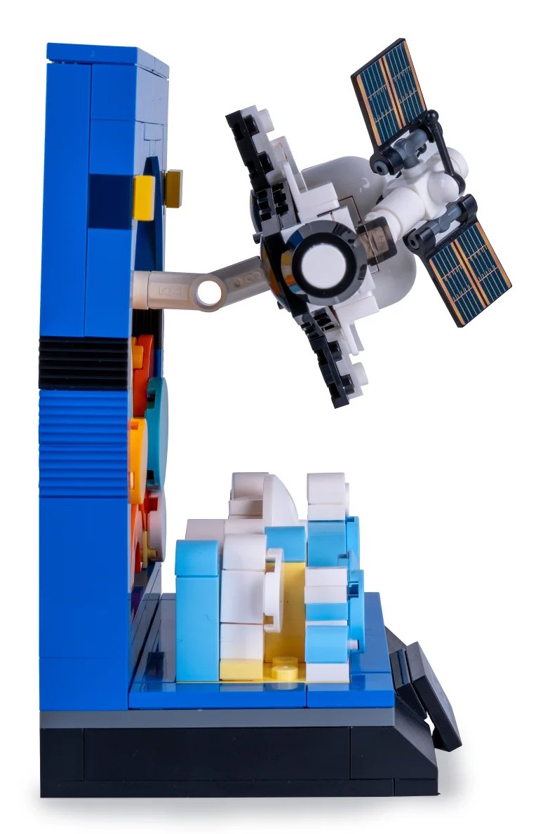 Jamara Cada Space Shuttle Bricks Blanco 8+