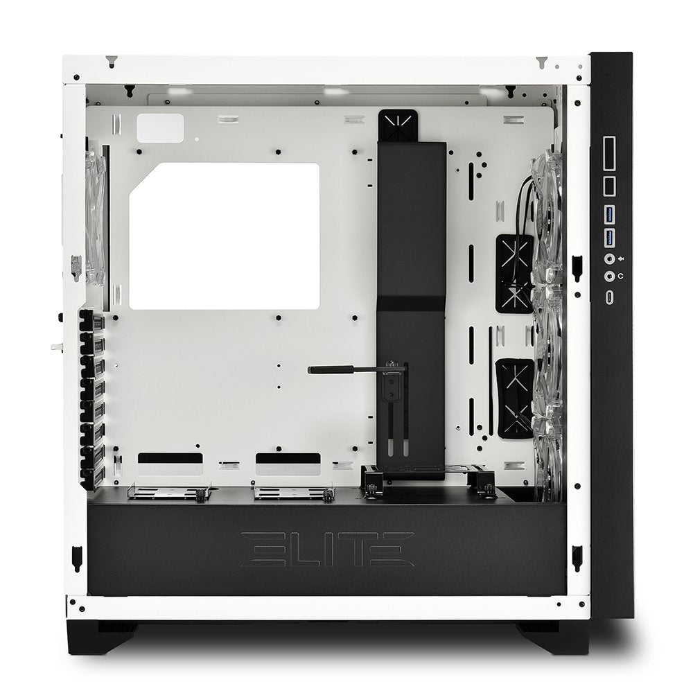 Caja Pc Sharkoon Elite Shark Ca300t Atx 2xusb3.0 Sin Fuente Blanco