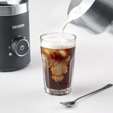 Severin Sm 3586 Espumador De Leche Automático Negro, Acero Inoxidable