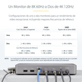 Startech.Com Usb4 Docking Station, Usb-C 40gbps, Dual Video Hdmi, Up To 2x 4k 60hz 4:4:4 (Rgb) Or 2x 4k 120hz 4:2:2, Mul