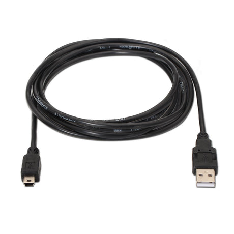 EAN 8436574700220 - AISENS A101-0023 cable USB USB 2.0 0,5 m USB A Mini-USB B Negro imagen 2