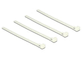 Delock Cablebinder Lösbar Weiss L 150 X B 7,5 Mm 100 Stück
