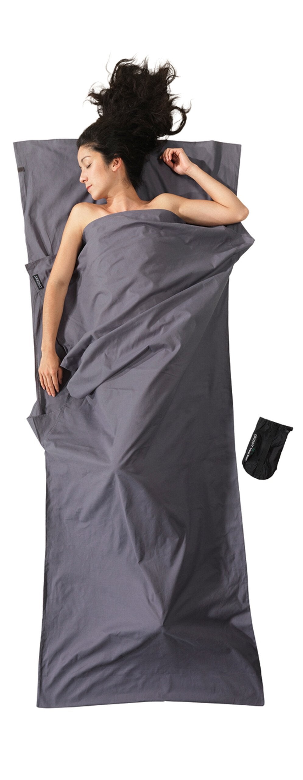 Saco De Dormir Cocoon Ct44  Adulto Saco De Dormir Rectangular Algodón Gris