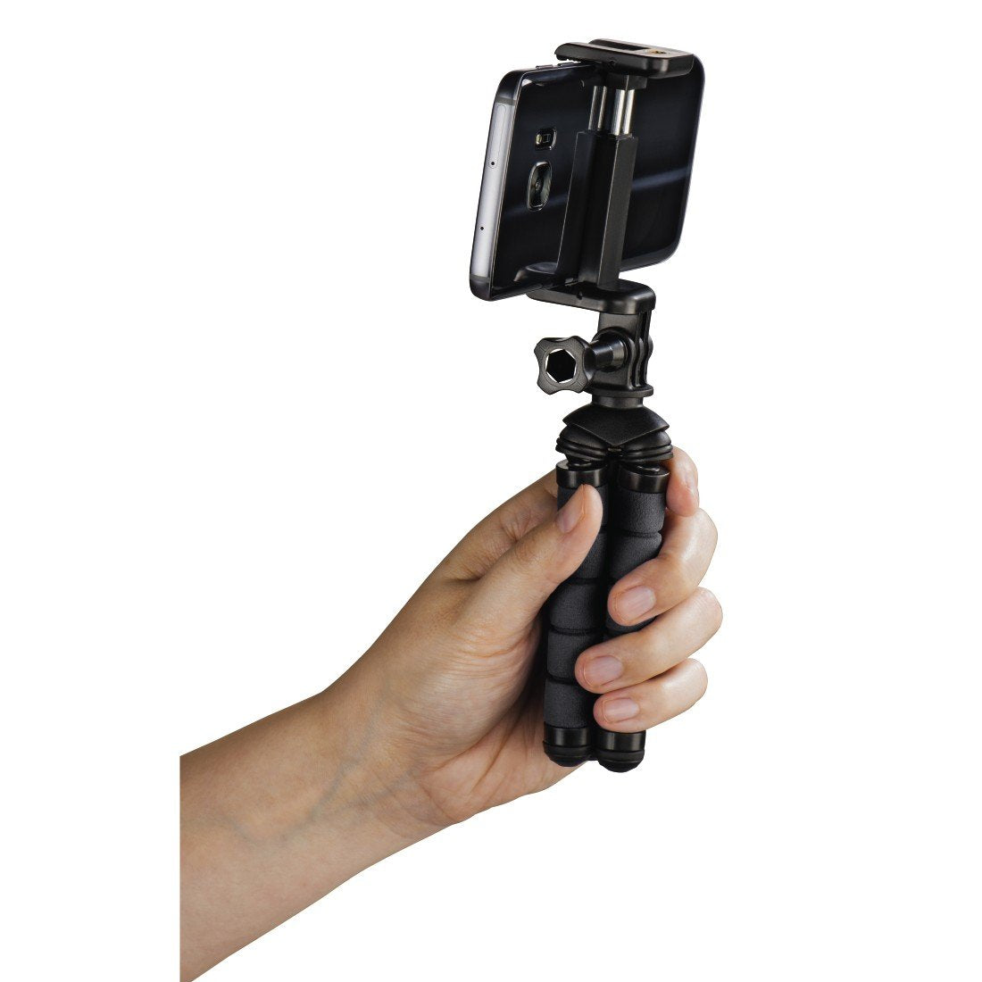 Hama Flex Tripode Smartphone/Cámara De Acción 3 Pata(S) Negro, Rojo