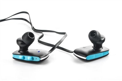 Auriculares Inalámbricos Deportivos Elbe Abt-038-Dep Con Micrófono Bluetooth Azul Y Negro