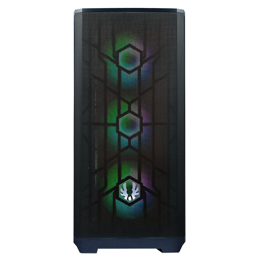 Caja Semitorre Atx Nova Mesh Se Negro Bitfenix Int:2x3.5,2+1x2.5/ 2xusb3.0/Audio In/Out/ 1 Ventilador Preinstalado