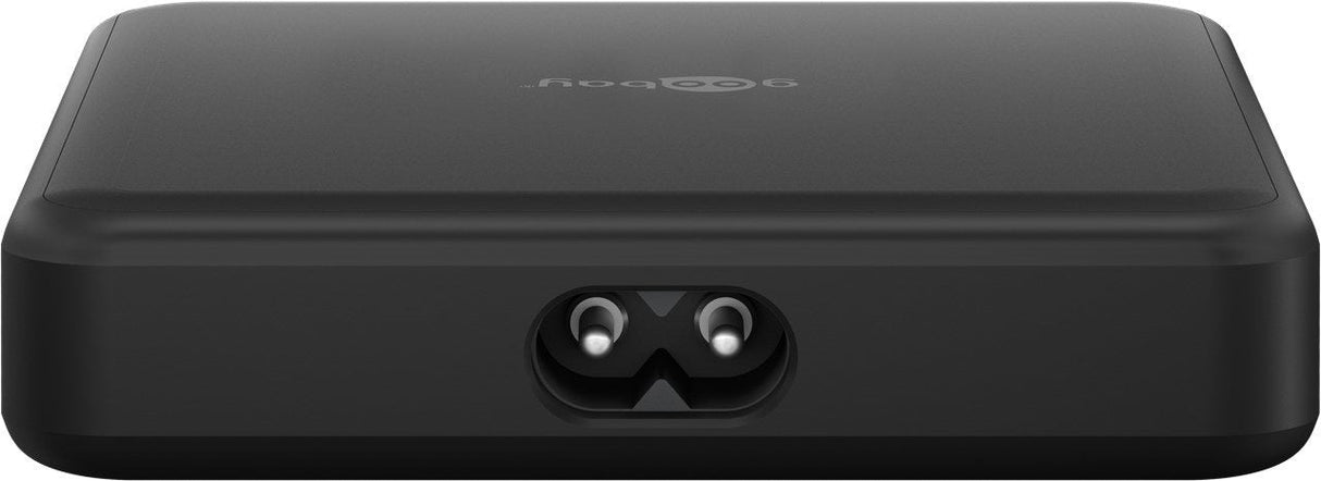 Goobay Usb-C Multiporte Pile Carger, Pd, Gan, 65 Vatios Negros, 2x Usb-C, 2x Usb-A, Entrega De Potencia, Quickcharge 3.0 61772