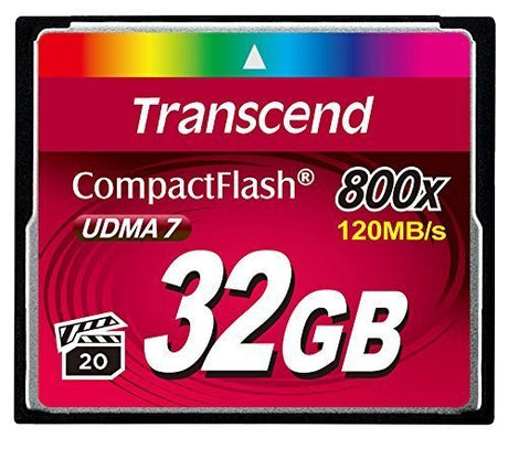 EAN 0760557830023 - Transcend TS32GCF800 memoria flash 32 GB CompactFlash MLC imagen 1