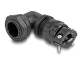 Delock 60595 Prensaestopas Con Alivio De Tensión Y Protección Contra La Flexión Ángulo De 90 ° Pg13,5 Negro