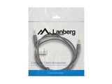 Lanberg Cable Estereo Ca-Mjmj-10cc-0012-Bk Jack 3.5mm Macho A Jack 3.5mm Macho,1.2 Metros