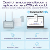 EAN 4897082922063 - Keenetic Buddy 4 (KN-3211) Repetidor de red Blanco, Gris 100 Mbit/s imagen 9