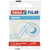 Tesa Film Cinta Adhesiva Basic Rollo 19mm X 33m Transparente