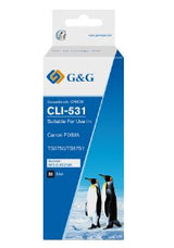 G&G Tinte Compatible Con Canon Cli-531bk 6123c001 Negro
