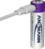 Ansmann 1312-0044, Wiederaufladbarer Batería, Aa, Lithium-Ion (Li-Ion), 1,5 V, 4 Unidades, 2200 Mah