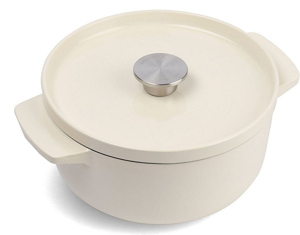 Kitchenaid Bräter Mit Deckel Gusseisen 22cm, Creme