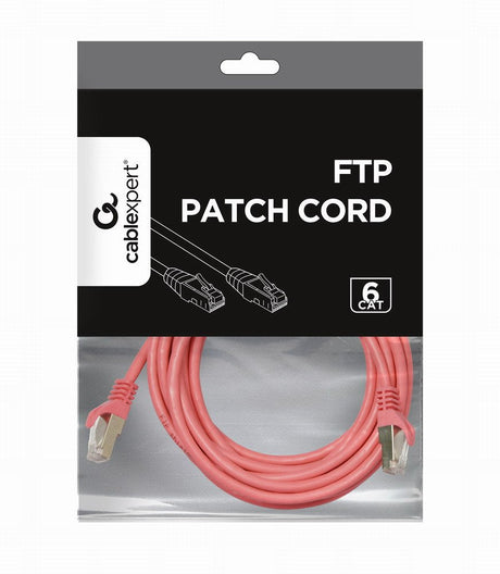 EAN 8716309078009 - Gembird RJ45/RJ45 Cat6 3m cable de red Rosa F/UTP (FTP) imagen 3