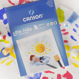 Canson Kids Bloc Para Pintar A3 20 Hojas 200 G/Mâ² - Grano Ligero - Certificado Fsc - Blanco