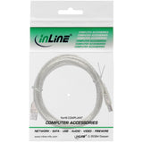 Inline Usb 2.0 Cable Tipo A Macho A B Macho Transparente 1m