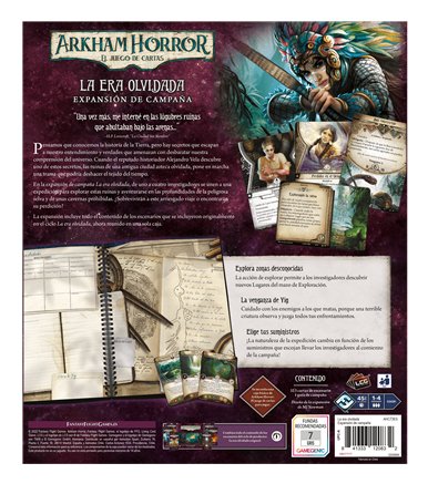 Juego De Mesa Arkham Horror Lcg La Era Olvidada Expansion Campaña Edad Recomendada 14