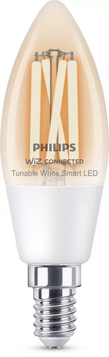Philips Smart Vela Con Filamento Transparente 4,9 W (Equiv. 40 W) C35 E14