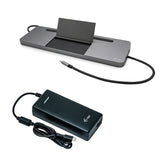 I-Tec Usb-C Metal Ergonomic 4k 3x Display Docking Station With Power Delivery 85 W + I-Tec Universal Charger 112 W