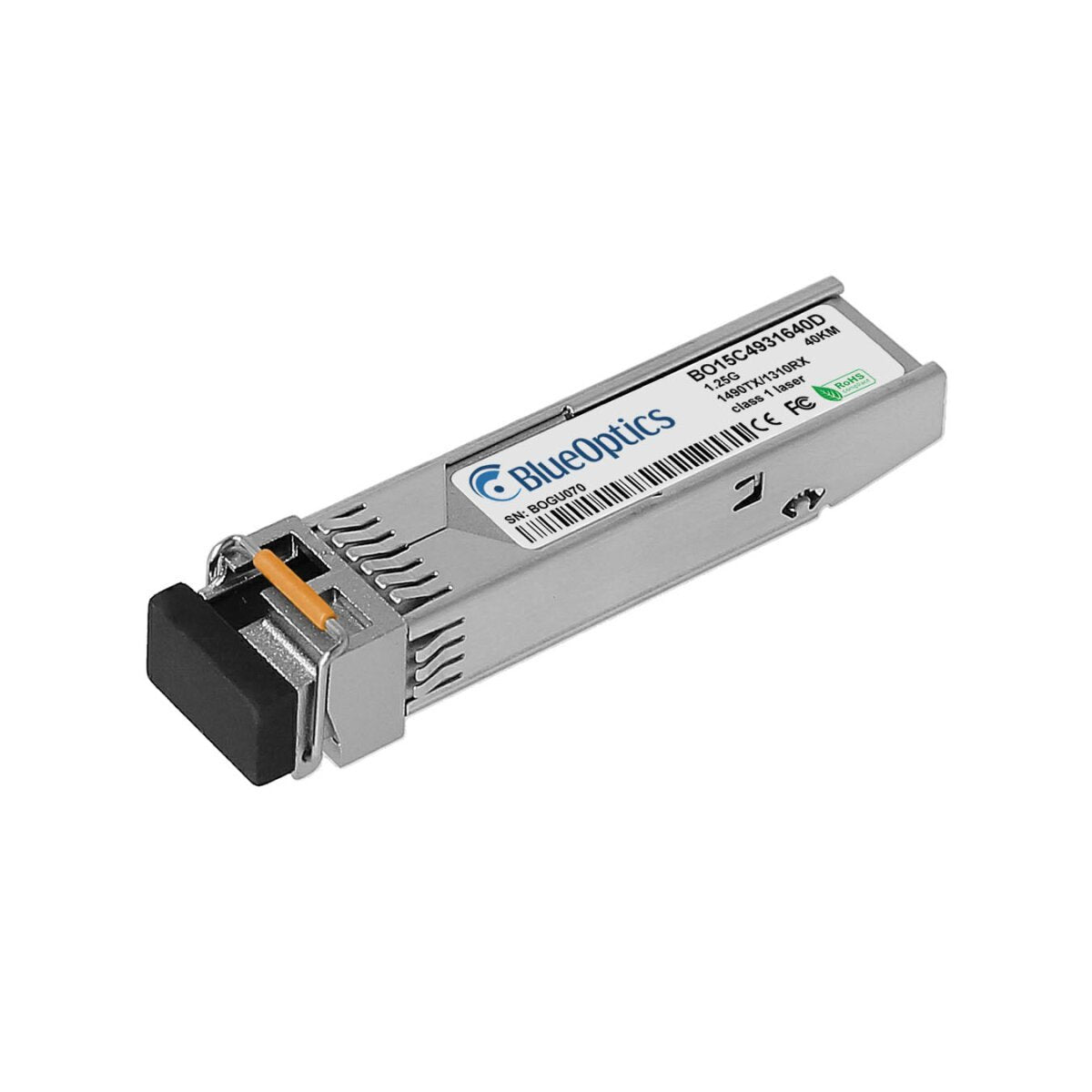 Blueoptics Hirschmann M-Sfp-Bidi Type A Lh/Lc Blueoptics Bo15c4931640d Sfp Transceiver, Lc-Simplex, 1000base-Bx-D, Singlemode Fiber, Tx1490nm/Rx1310nm, 40km