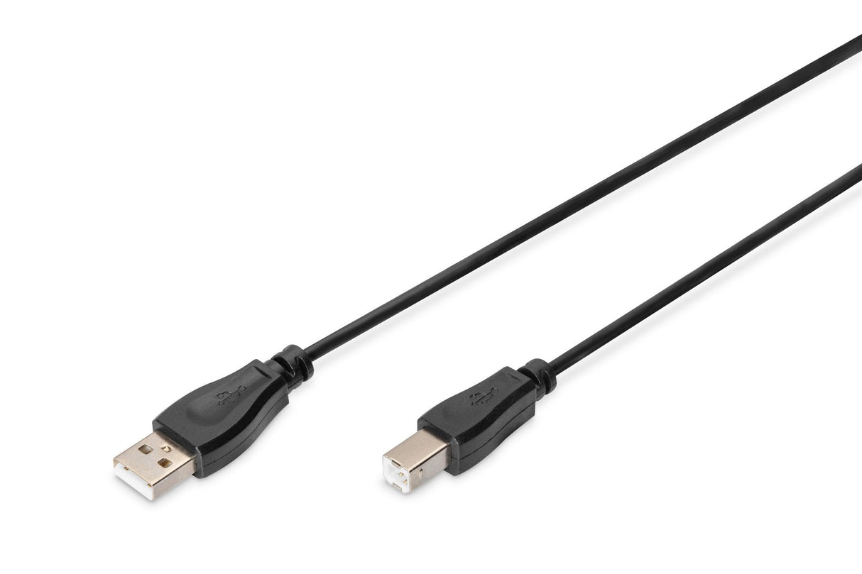 Digitus 1.8m, Usb2.0-A/Usb2.0-B Cable Usb 1,8 M 2.0 Usb A Usb B Negro