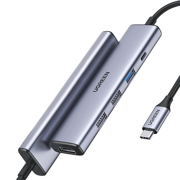 Ugreen Cm478 Usb-C Do Hdmi, Usb-A 3.0, 2x Usb-A 2.0, Pd