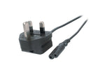 Efb Netzleitung Uk Bs1363a - C7 180, Schwarz, 3,0 M, 2 X 0,75 Mm