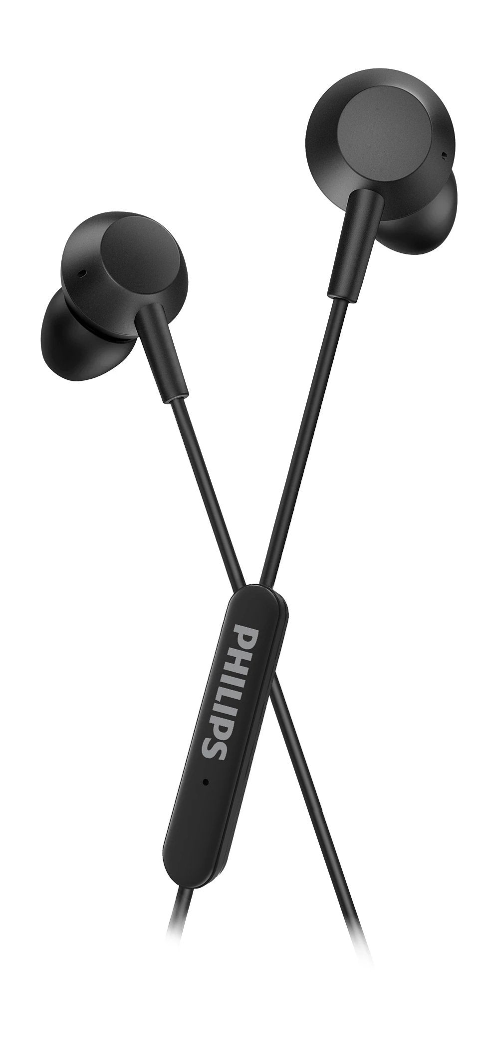 Auricular Botón Philips Tae5008bk/00 Negro Con Cabler