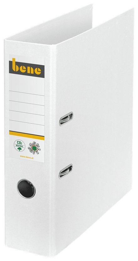 Bene Archivador Anchura Del Lomo 8 Cm Din A4 Cartón Blanco